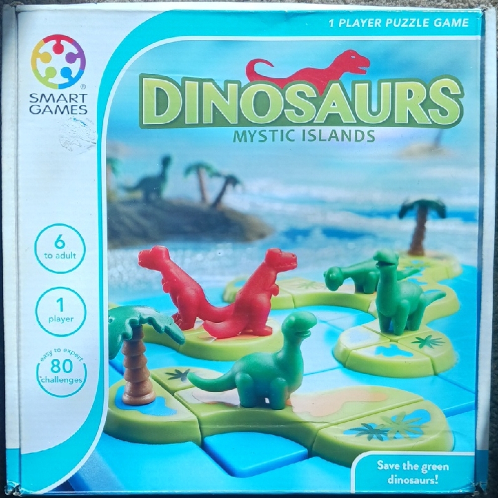 Smart Games Dinosaurs Mystic Islands Puzzle Game